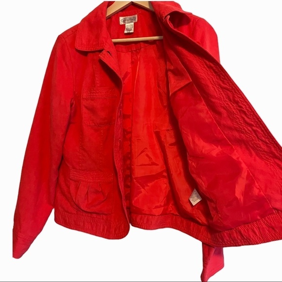 Northern Reflections bright red velvet feel jacket - Picture 7 of 9